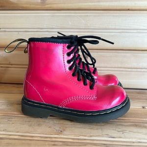 Dr. Martens 1460 8-Eye Boot - Little Kid / Clash Pink Toddler Size 8
